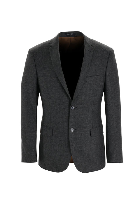 Siyah 7 Drop Super Slim Fit Eksra Dar Kesim Fit Takım Elbise