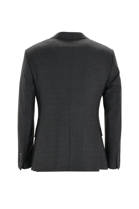 Siyah 7 Drop Super Slim Fit Eksra Dar Kesim Fit Takım Elbise