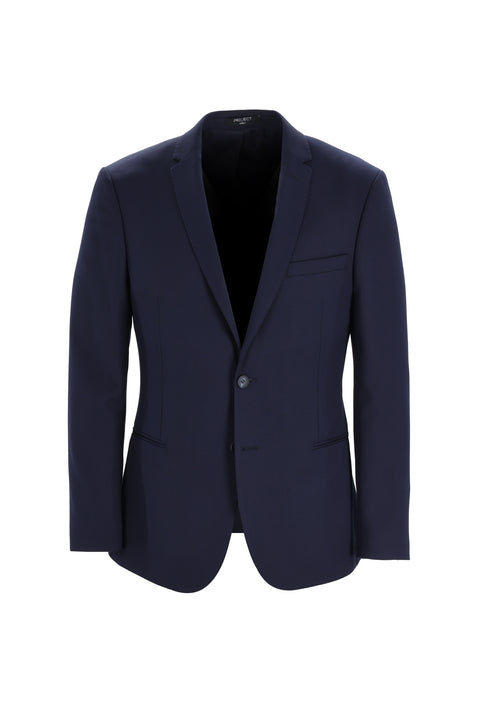 Koyu Lacivert 7 Drop Super Slim Fit Eksra Dar Kesim Takım Elbise