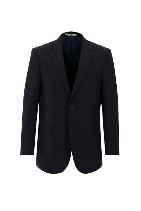 Siyah 4 Drop Relaxed Fit Rahat Kesim Takım Elbise