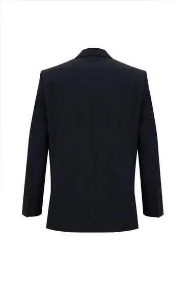 Siyah Relaxed Fit Rahat Kesim Klasik Takım Elbise