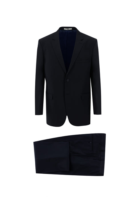 Dark Navy 4-Drop Relaxed Fit Suit