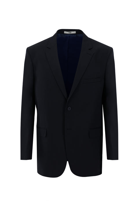 Dark Navy 4-Drop Relaxed Fit Suit