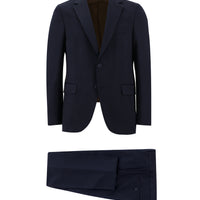 Koyu Lacivert 7 Drop Slim Fit Dar Kesim Takım Elbise
