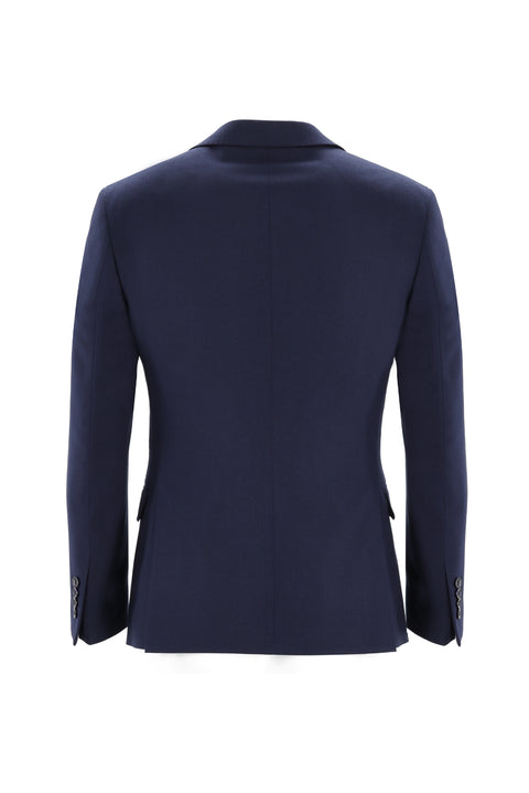 Koyu Lacivert 7 Drop Super Slim Fit Eksra Dar Kesim Yelekli Takım Elbise