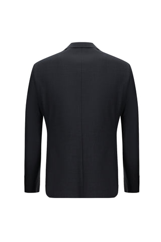 Koyu Füme 6 Drop Regular Fit Standart Kesim Yünlü Takım Elbise