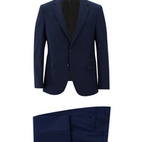 Açık Lacivert 7 Drop Slim Fit Dar Kesim Kuşgözü Takım Elbise