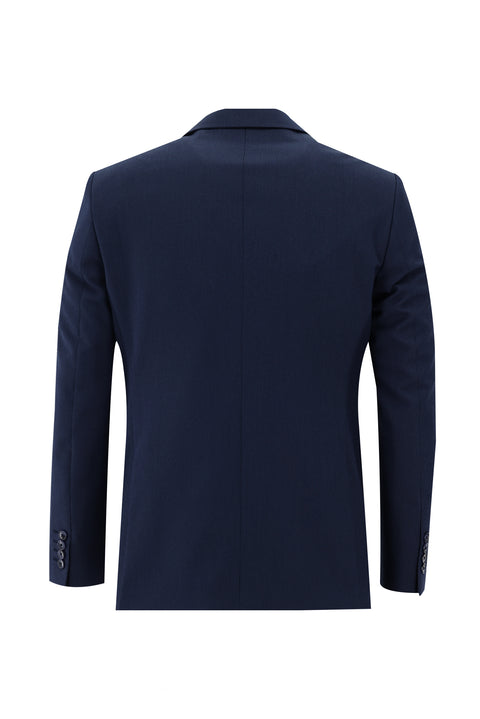 Açık Lacivert 7 Drop Slim Fit Dar Kesim Kuşgözü Takım Elbise