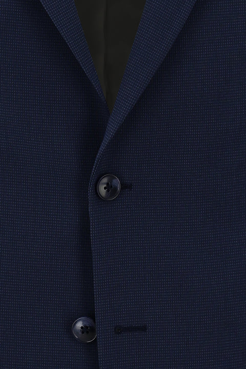 Açık Lacivert 7 Drop Slim Fit Dar Kesim Kuşgözü Takım Elbise