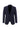 Orta Lacivert Slim Fit Dar Kesim Ekose Takım Elbise