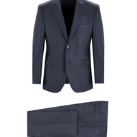 Orta Füme Melanj 7 Drop Slim Fit Dar Kesim Takım Elbise