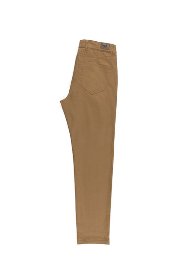 Taba Relaxed Fit Rahat Kesim Desenli Likralı Kanvas / Chino Pantolon
