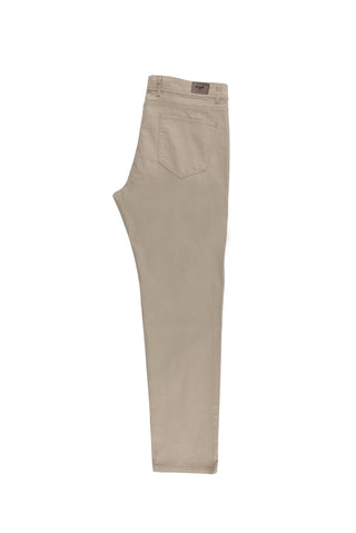  Açık Vizon 4 Drop Relaxed Fit Rahat Kesim Desenli Likralı Kanvas / Chino Pantolon