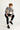 Siyah Slim Fit Dar Kesim Likralı Kadife Pantolon