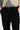 Siyah Slim Fit Dar Kesim Likralı Kadife Pantolon