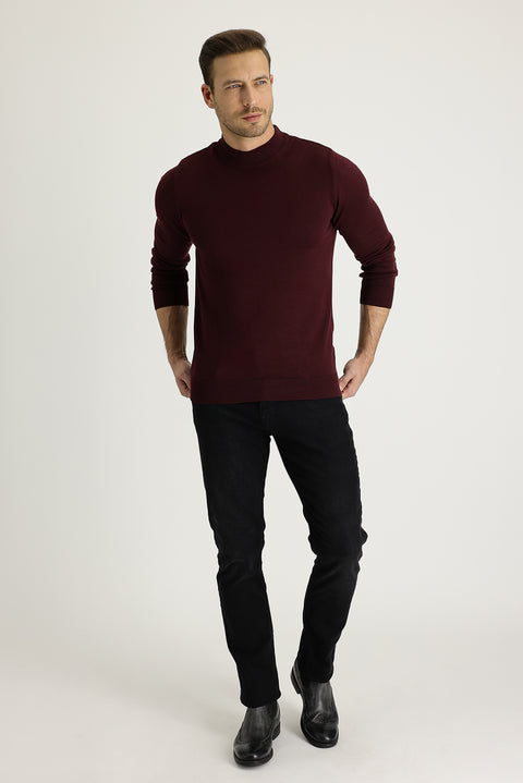 Siyah Slim Fit Dar Kesim Pamuk Denim Pantolon