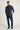Orta Lacivert Slim Fit Dar Kesim Likralı Denim Pantolon