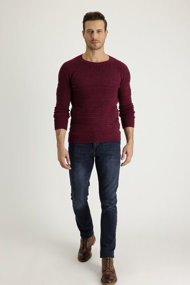 Koyu Lacivert Slim Fit Dar Kesim Likralı Denim Pantolon