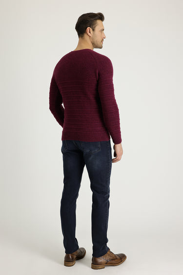 Koyu Lacivert Slim Fit Dar Kesim Likralı Denim Pantolon