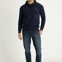 Koyu Mavi  Regular Fit Standart Kesim Likralı Denim Pantolon