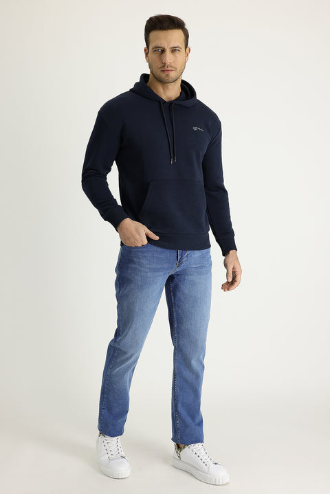 Light Blue Slim Fit Stretch Denim Jeans