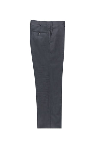  Koyu Füme 6 Drop Regular Fit Standart Kesim Klasik Desenli Kumaş Pantolon