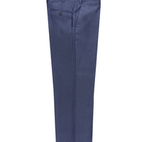 Havacı Mavi Slim Fit Dar Kesim Desenli Klasik Kumaş Pantolon