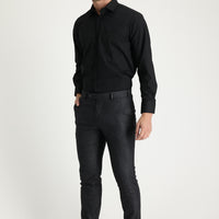 Marengo Super Slim Fit Ekstra Dar Kesim Desenli Likralı Klasik Kumaş Pantolon