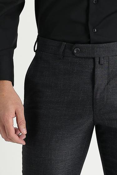 Marengo Super Slim Fit Ekstra Dar Kesim Desenli Likralı Klasik Kumaş Pantolon