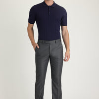 Açık Füme 7 Drop Slim Fit Dar Kesim Likralı Klasik Kumaş Pantolon
