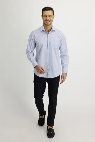 Siyah Lacivert Super Slim Fit Ekstra Dar Kesim Fit Likralı Kumaş Pantolon
