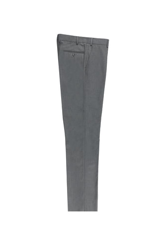  Orta Gri 4 Drop Relaxed Fit Rahat Kesim Likralı Klasik Kumaş Pantolon