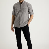 Siyah Slim Fit Dar Kesim Pamuk Kanvas / Chino Pantolon