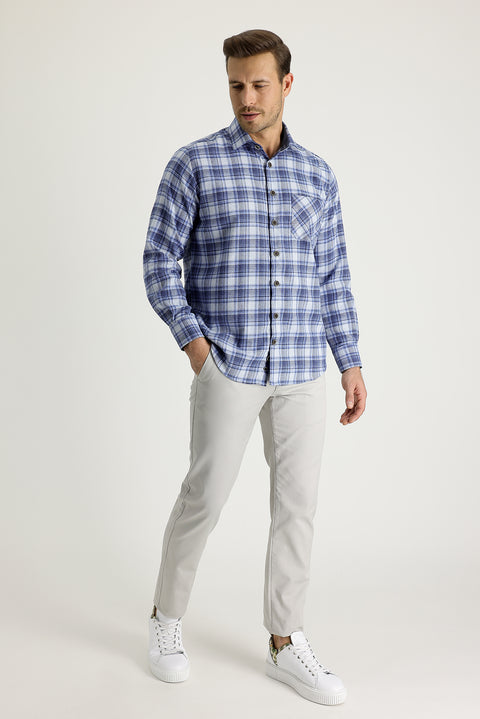 Taş Regular Fit Standart Kesim Pamuk Kanvas / Chino Pantolon
