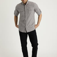 Siyah Slim Fit Dar Kesim Pamuk Kanvas / Chino Pantolon