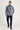 Koyu Lacivert Slim Fit Dar Kesim Pamuk Kanvas / Chino Pantolon