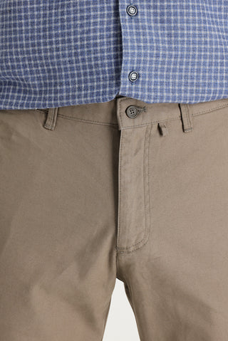  Orta Bej 6 Drop Regular Fit Standart Kesim Pamuk Kanvas / Chino Pantolon