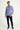 Orta Lacivert Regular Fit Likralı Kanvas / Chino Pantolon