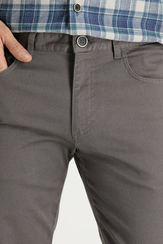  Orta Vizon 7 Drop Slim Fit Dar Kesim Likralı Kanvas / Chino Pantolon