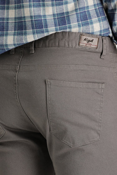 Orta Vizon Slim Fit Dar Kesim Likralı Kanvas / Chino Pantolon