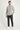 Koyu Füme Slim Fit Dar Kesim Beli Lastikli İpli Desenli Likralı Pantolon