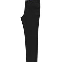 Siyah Relaxed Fit Rahat Kesim Likralı Kanvas / Chino Pantolon
