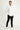 Siyah Slim Fit Dar Kesim Yünlü Klasik Kumaş Pantolon