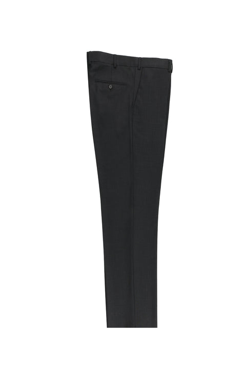Açık Antrasit 4 Drop Relaxed Fit Rahat Kesim Yünlü Klasik Kumaş Pantolon