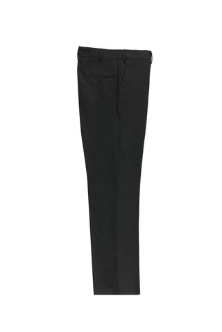  Koyu Antrasit 4 Drop Relaxed Fit Rahat Kesim Yünlü Klasik Kumaş Pantolon