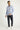  Titanyum Gri Slim Fit Dar Kesim Yünlü Klasik Kumaş Pantolon