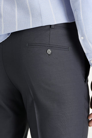  Titanyum Gri 6 Drop Regular Fit Standart Kesim Yünlü Klasik Kumaş Pantolon