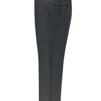 Cloud Grey 4 Drop Relaxed Fit Casual Cut Classic Wool Fabric Trousers