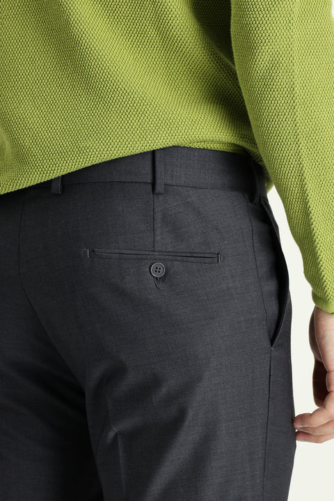 Marengo 7 Drop Slim Fit Dar Kesim Yünlü Klasik Kumaş Pantolon
