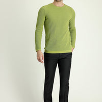 Açık Antrasit 6 Drop Regular Fit Standart Kesim Yünlü Klasik Kumaş Pantolon